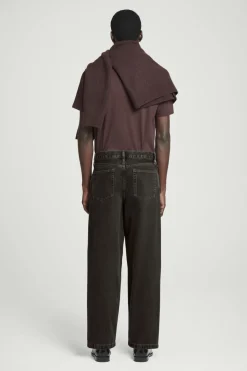 New COS DOME STRAIGHT-LEG JEANS BLACK
