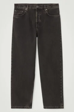 New COS DOME STRAIGHT-LEG JEANS BLACK