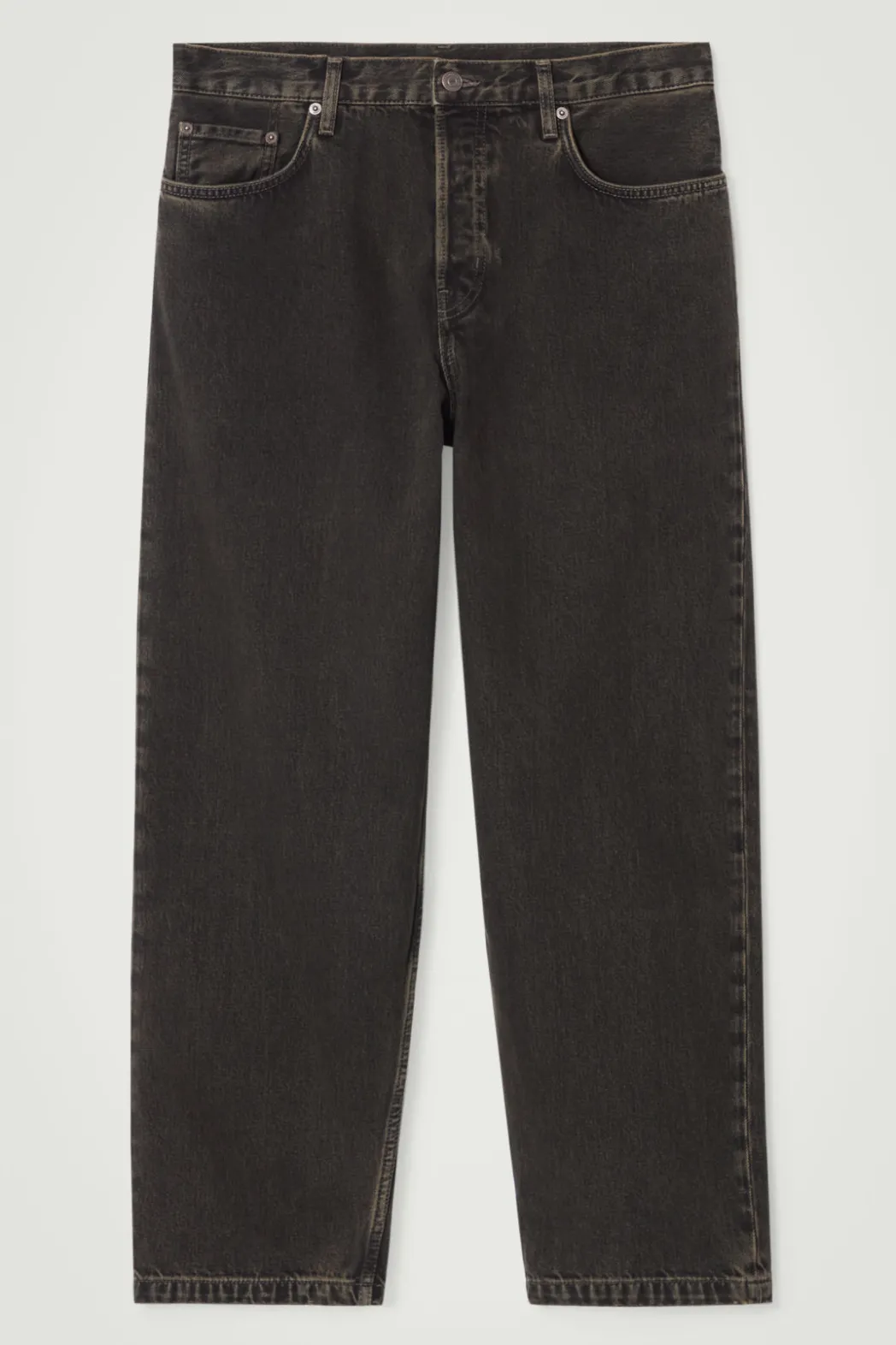New COS DOME STRAIGHT-LEG JEANS BLACK