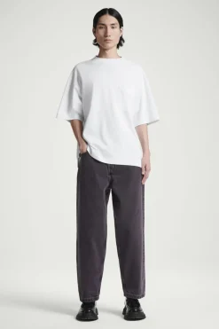 Sale COS DOME STRAIGHT-LEG JEANS DARK PURPLE