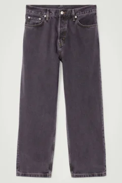 Sale COS DOME STRAIGHT-LEG JEANS DARK PURPLE