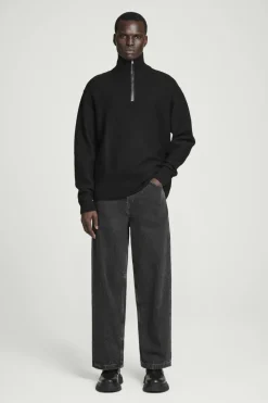 Outlet COS DOME STRAIGHT-LEG JEANS BLACK
