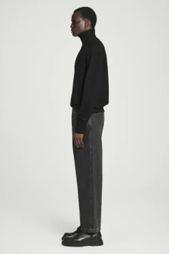 Outlet COS DOME STRAIGHT-LEG JEANS BLACK