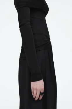 Outlet COS DOMED GLASS RING BLACK