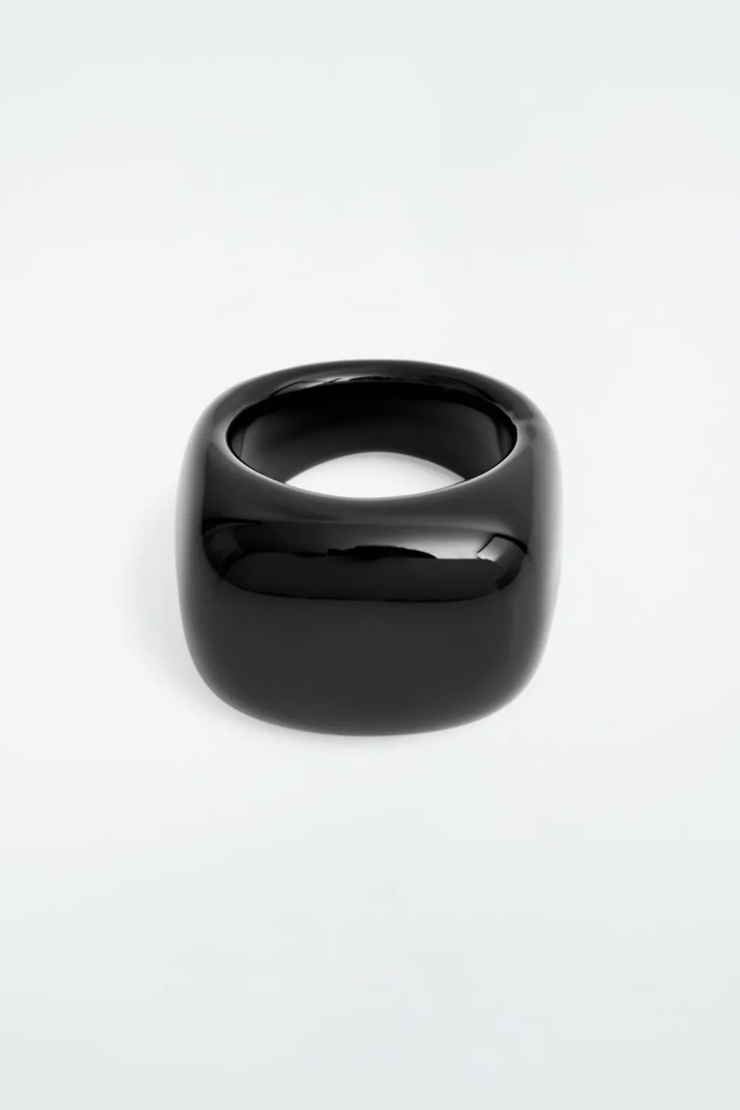 Outlet COS DOMED GLASS RING BLACK