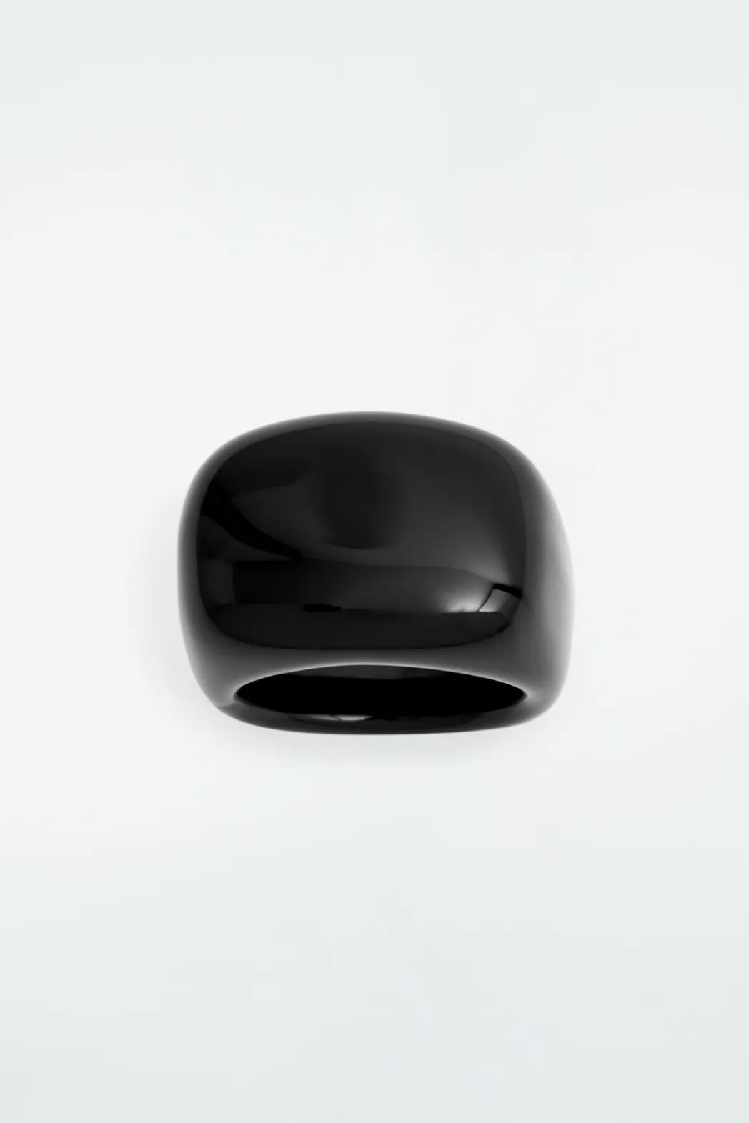 Outlet COS DOMED GLASS RING BLACK