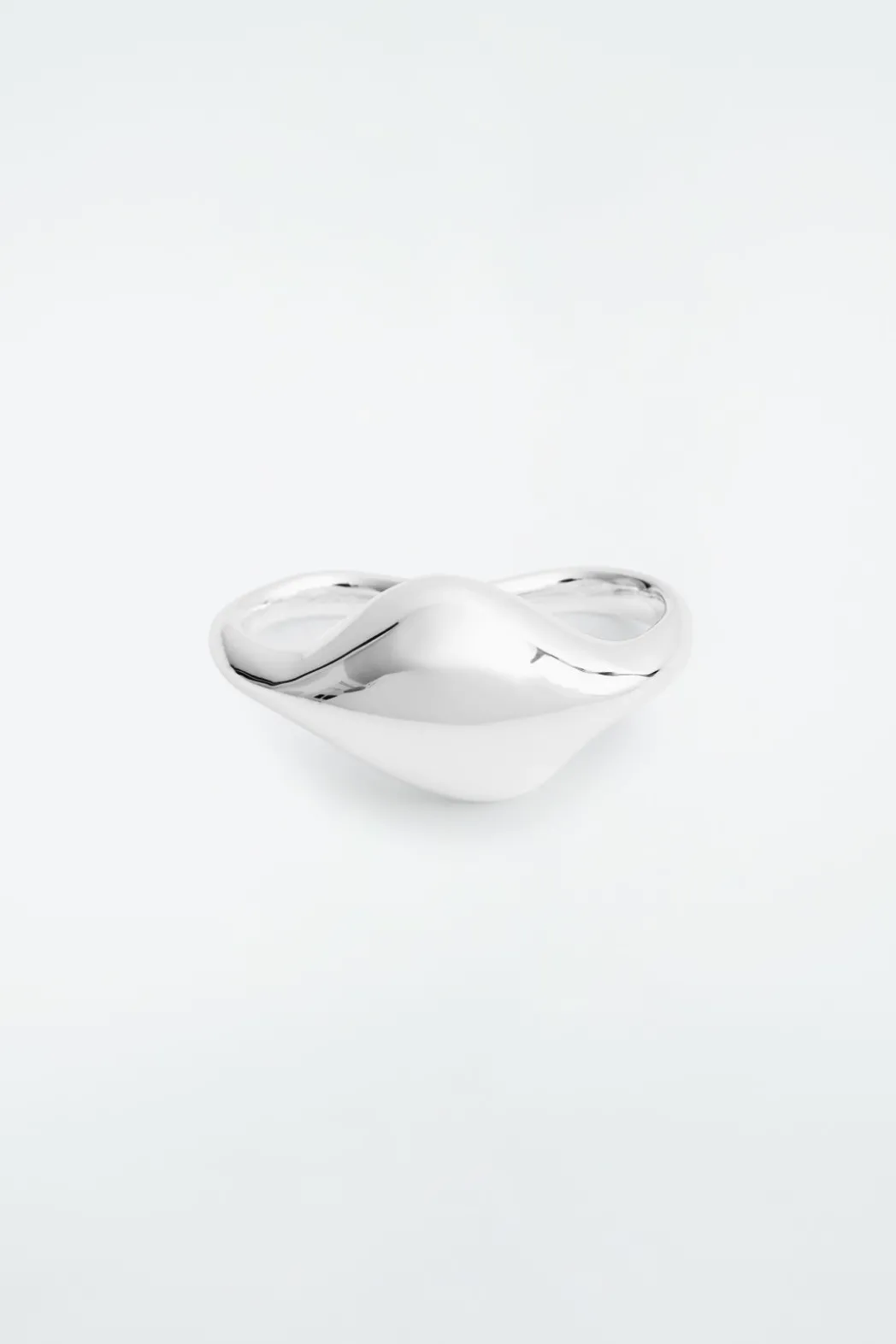 Discount COS DOUBLE DROPLET RING SILVER