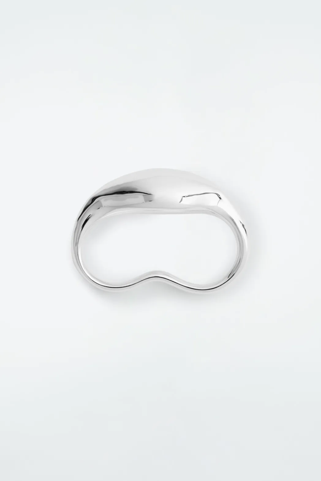 Discount COS DOUBLE DROPLET RING SILVER