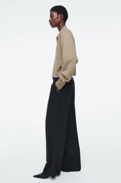 Best COS DOUBLE-FACED KNITTED JACKET BEIGE