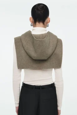 Clearance COS DOUBLE-FACED WOOL HYBRID HOOD MOLE