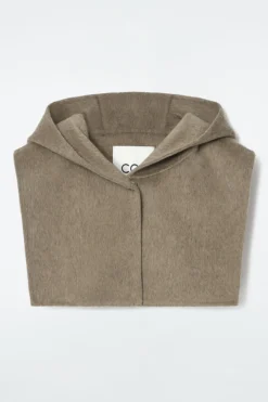 Clearance COS DOUBLE-FACED WOOL HYBRID HOOD MOLE