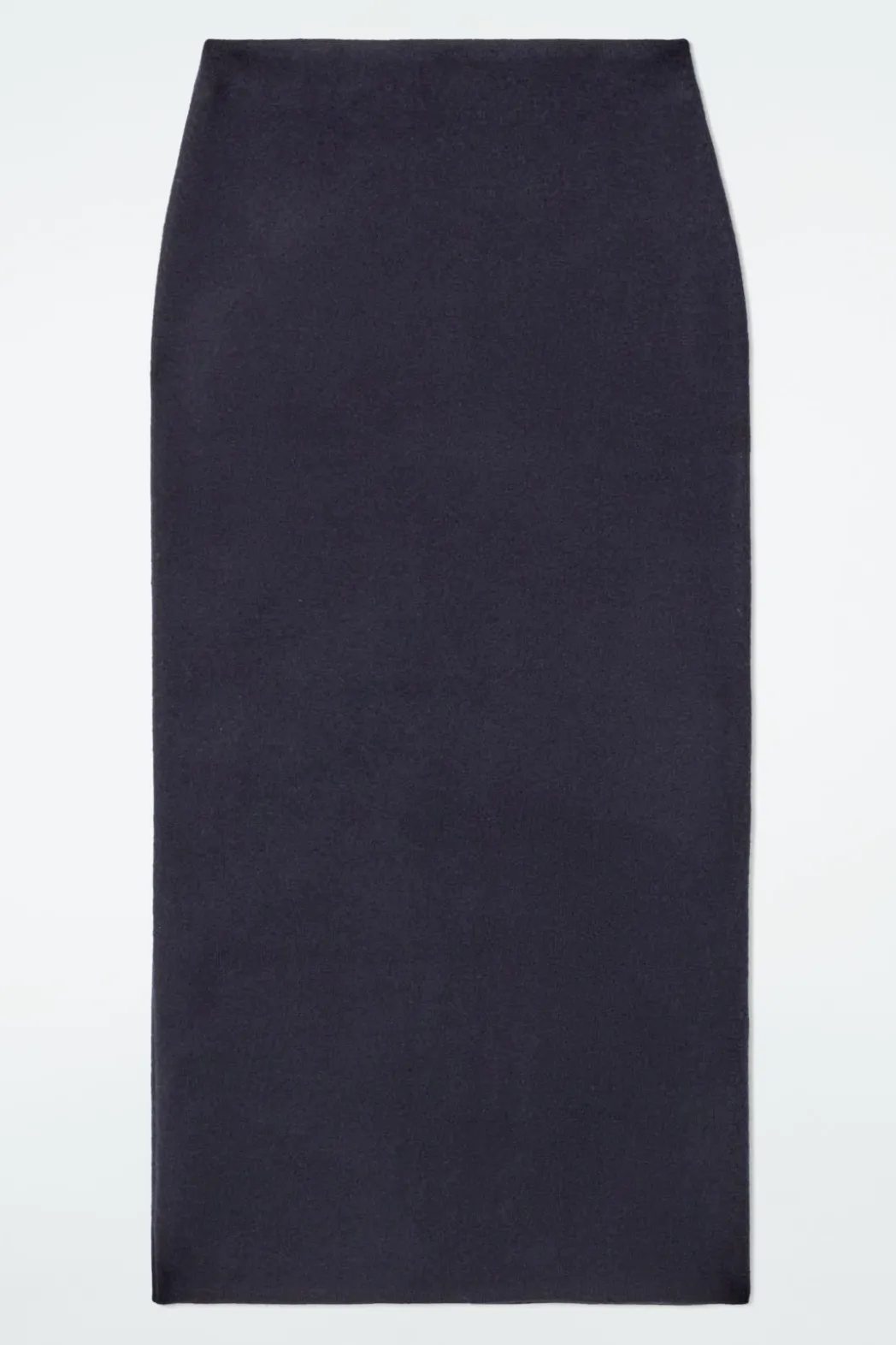 Clearance COS DOUBLE-FACED WOOL MAXI SKIRT NAVY