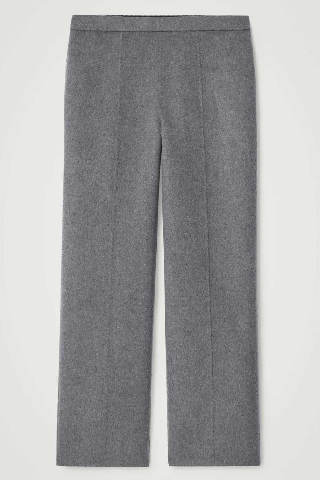 Clearance COS DOUBLE-FACED WOOL PANTS GRAY