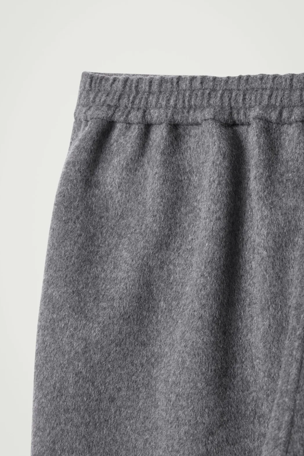 Clearance COS DOUBLE-FACED WOOL PANTS GRAY