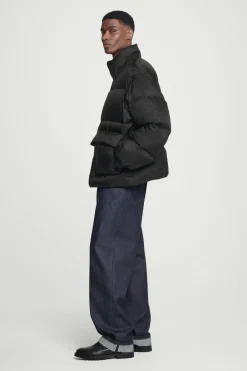 COS DOWN-FILLED PUFFER JACKET BLACK