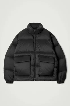 COS DOWN-FILLED PUFFER JACKET BLACK