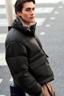 COS DOWN-FILLED PUFFER JACKET BLACK