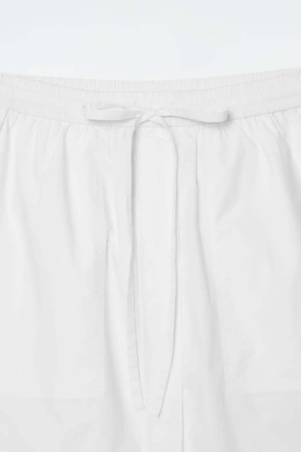 Best COS DRAWSTRING MIDI SKIRT WHITE