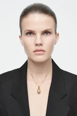 Sale COS DROPLET PENDANT NECKLACE GOLD