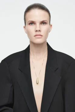Sale COS DROPLET PENDANT NECKLACE GOLD