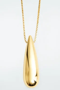 Sale COS DROPLET PENDANT NECKLACE GOLD