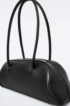 Outlet COS EASTSIDE BOWLING BAG - LEATHER BLACK