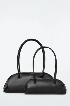 Outlet COS EASTSIDE BOWLING BAG - LEATHER BLACK