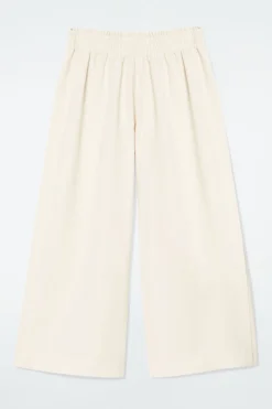 Best COS ELASTICATED COTTON CULOTTES IVORY