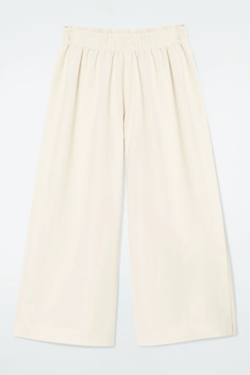 Best COS ELASTICATED COTTON CULOTTES IVORY