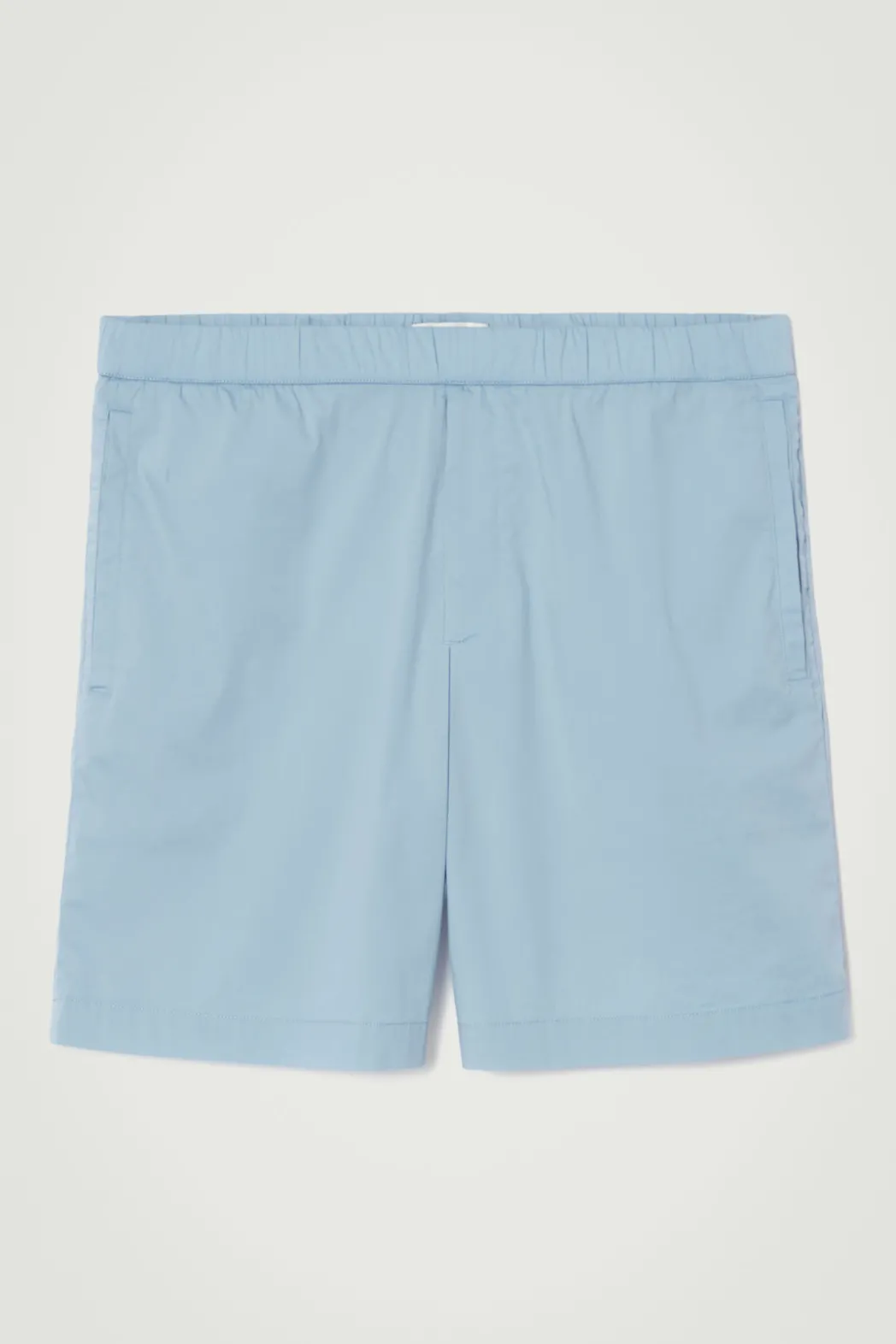 Outlet COS ELASTICATED COTTON-BLEND SHORTS SKY BLUE