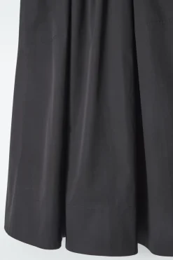 Hot COS ELASTICATED MIDI SKIRT BLACK