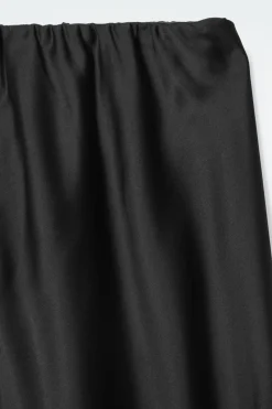 Hot COS ELASTICATED SATIN PANTS BLACK