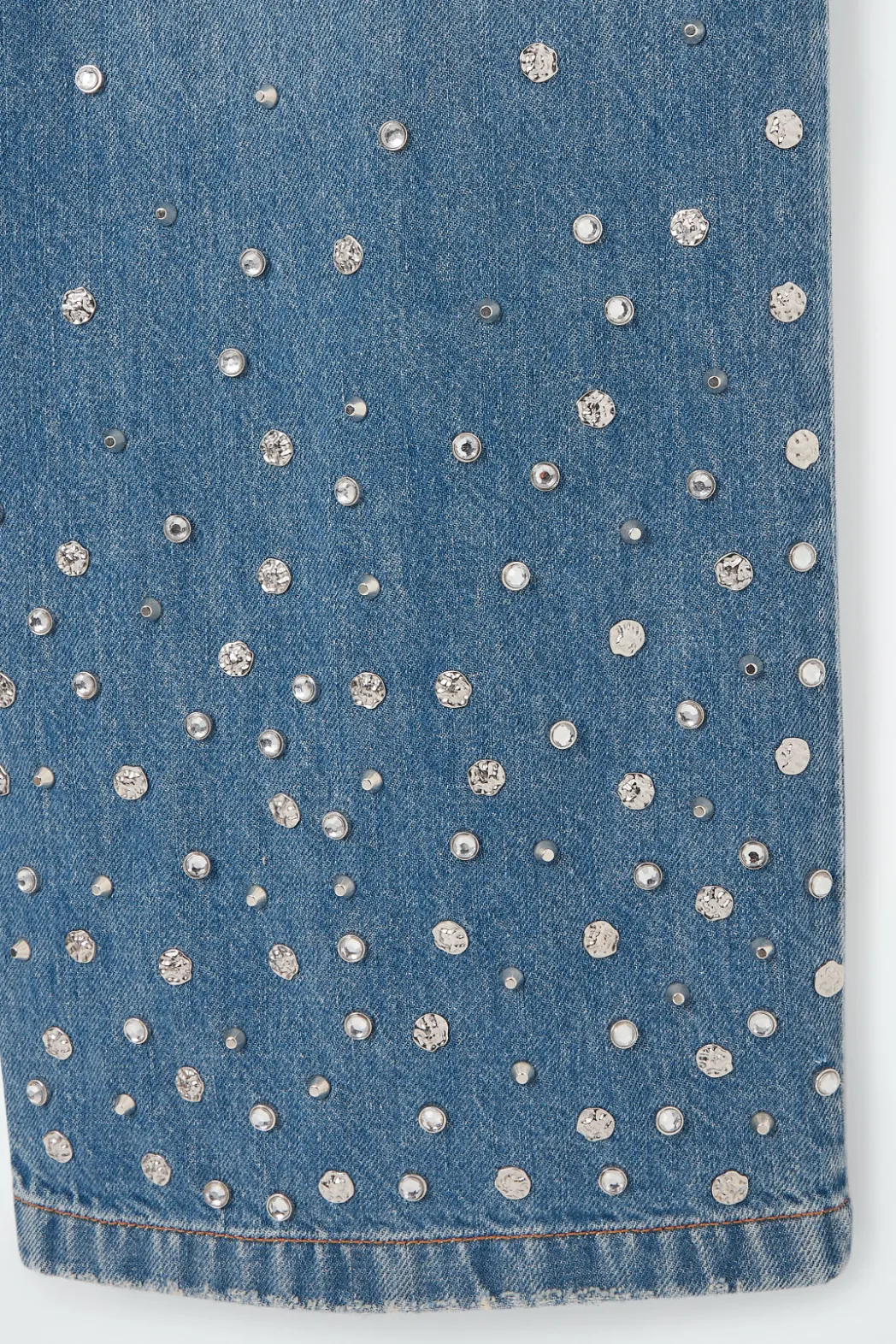 Clearance COS EMBELLISHED RELAXED JEANS MID BLUE