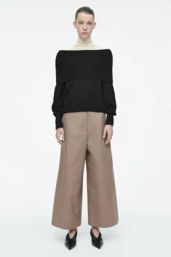 Discount COS EXAGGERATED COTTON CULOTTES MOLE