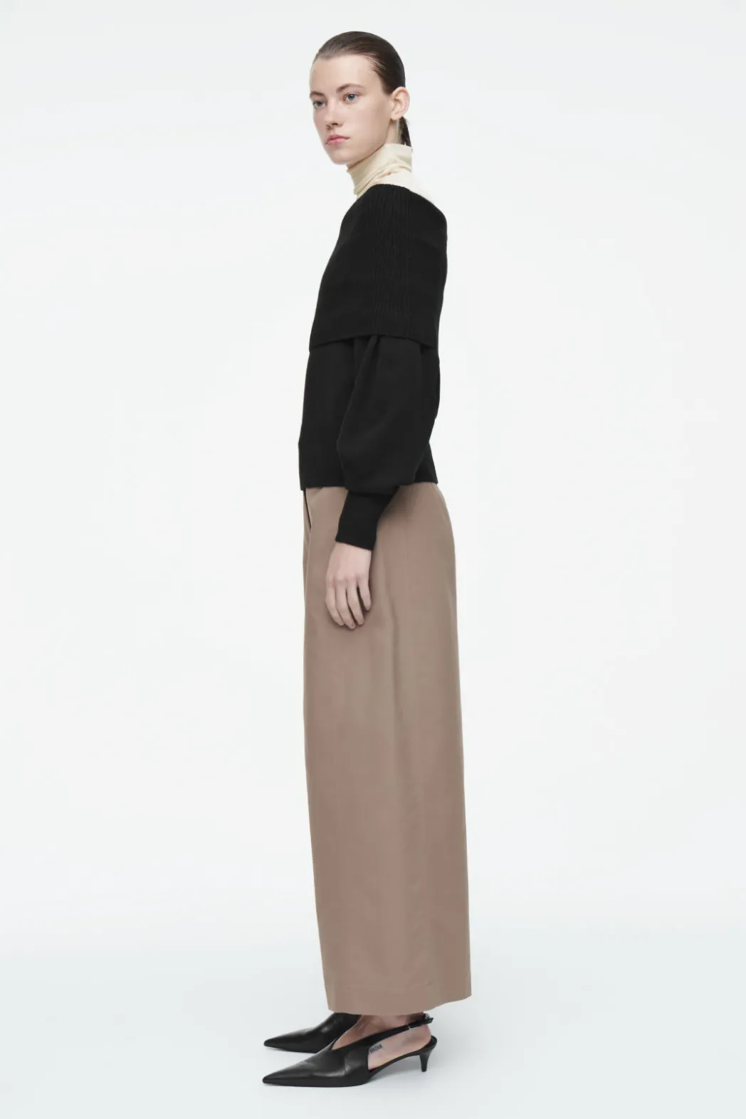 Discount COS EXAGGERATED COTTON CULOTTES MOLE