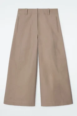 Discount COS EXAGGERATED COTTON CULOTTES MOLE