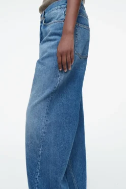 Sale COS FACADE STRAIGHT-LEG JEANS BLUE