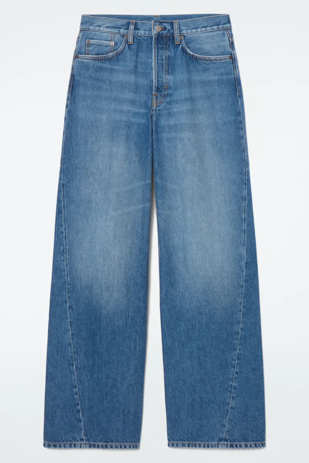 Sale COS FACADE STRAIGHT-LEG JEANS BLUE