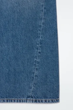 Sale COS FACADE STRAIGHT-LEG JEANS BLUE