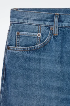 Sale COS FACADE STRAIGHT-LEG JEANS BLUE