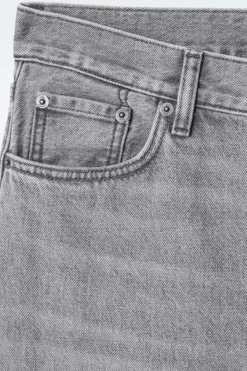 Discount COS FACADE STRAIGHT-LEG JEANS GRAY