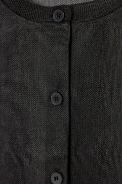 Best COS FINE-KNIT OMBRÉ CARDIGAN BLACK