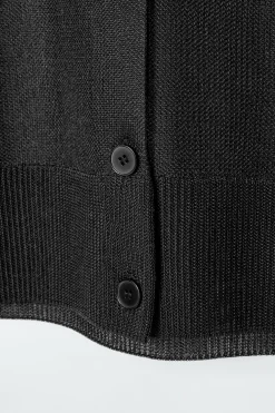 Best COS FINE-KNIT OMBRÉ CARDIGAN BLACK