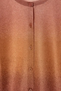 Online COS FINE-KNIT OMBRÉ CARDIGAN BROWN