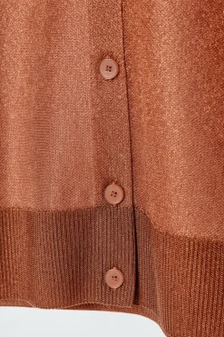Online COS FINE-KNIT OMBRÉ CARDIGAN BROWN