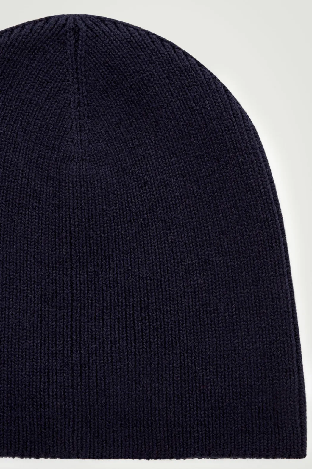 Best COS FITTED MERINO WOOL BEANIE NAVY