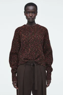 Hot COS FLECKED MERINO WOOL JUMPER MULTICOLORED