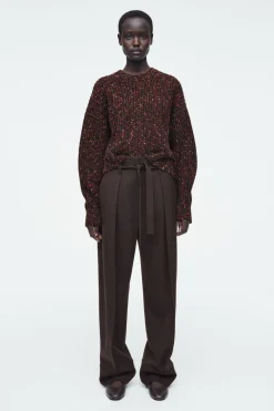 Hot COS FLECKED MERINO WOOL JUMPER MULTICOLORED
