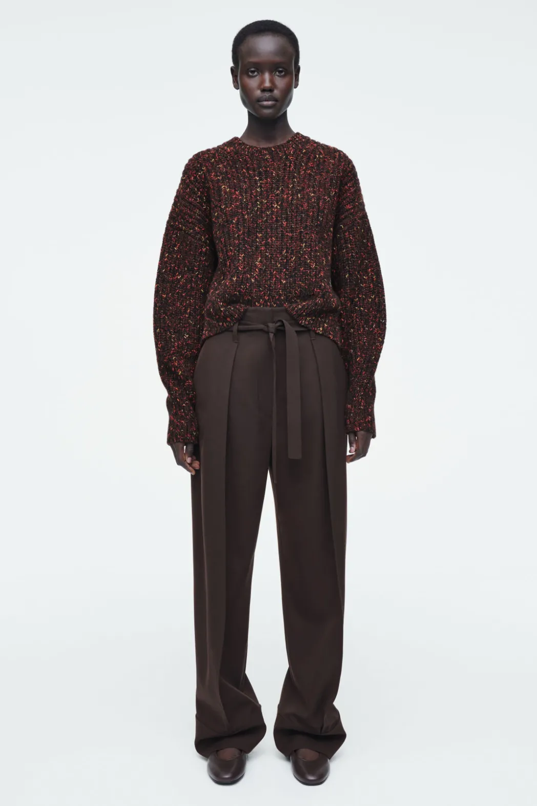 Hot COS FLECKED MERINO WOOL JUMPER MULTICOLORED