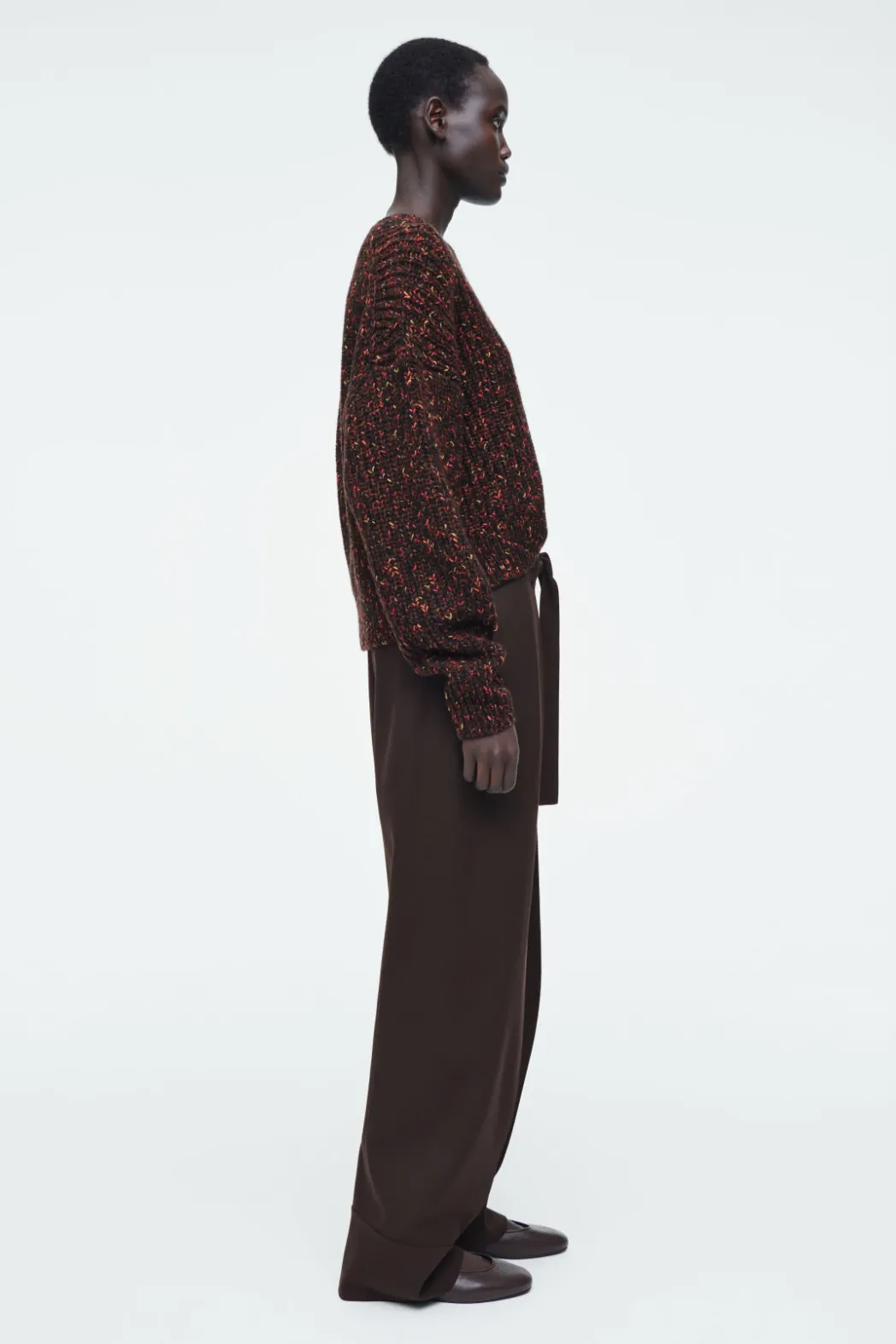 Hot COS FLECKED MERINO WOOL JUMPER MULTICOLORED